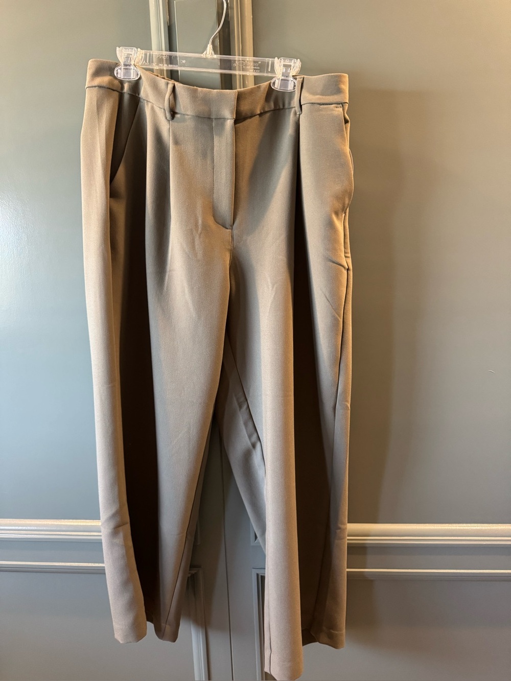 NEW Old Navy Taylor Wide Leg Trouser Olive Green